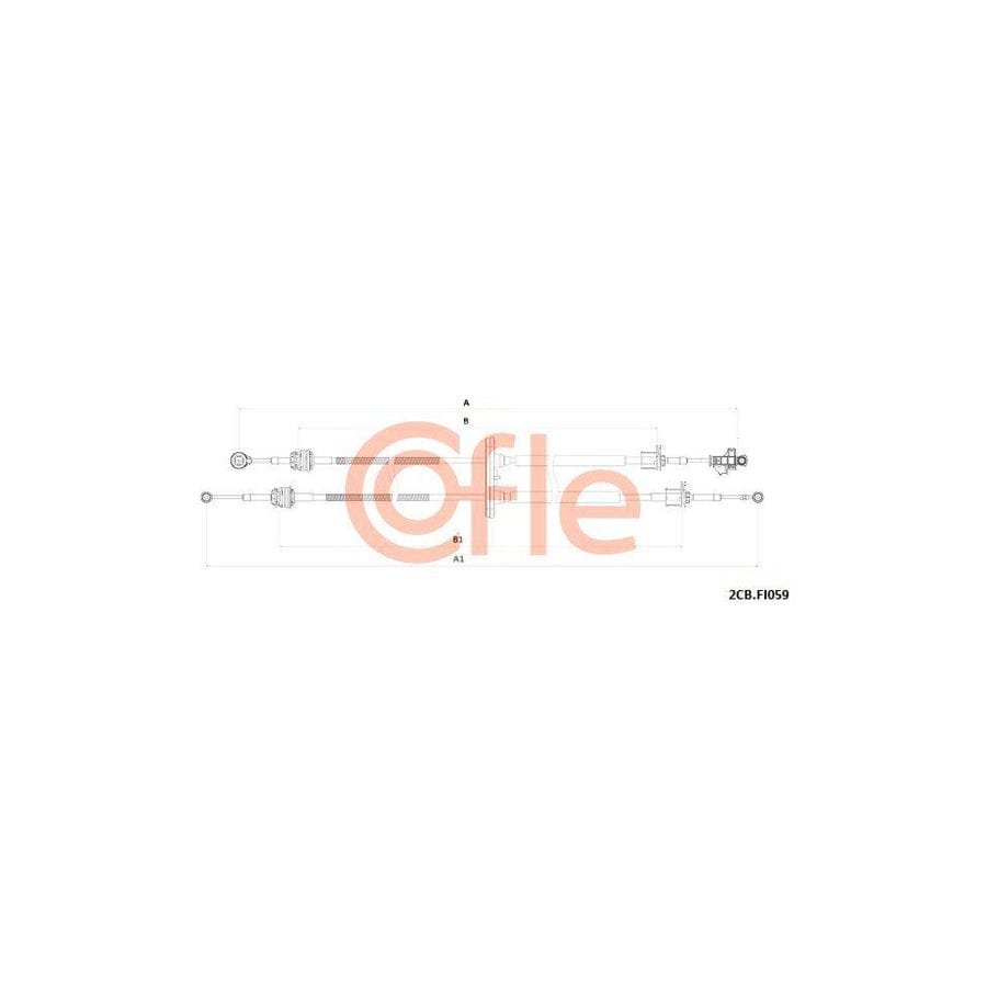 Cofle 92.2Cb.Fi059 Cable, Manual Transmission for Fiat Ducato