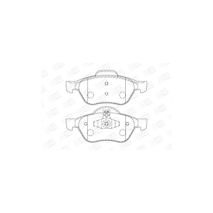 Champion 573244Ch Brake Pad Set