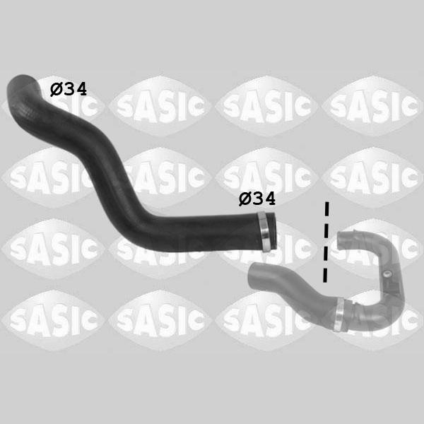 SASIC SAS3356078 Charge Air Hose