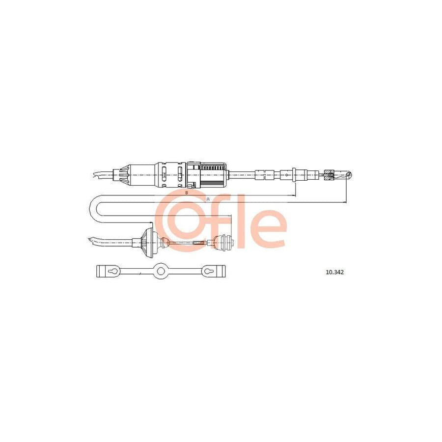 Cofle Bh.Vk086 Brake Hose