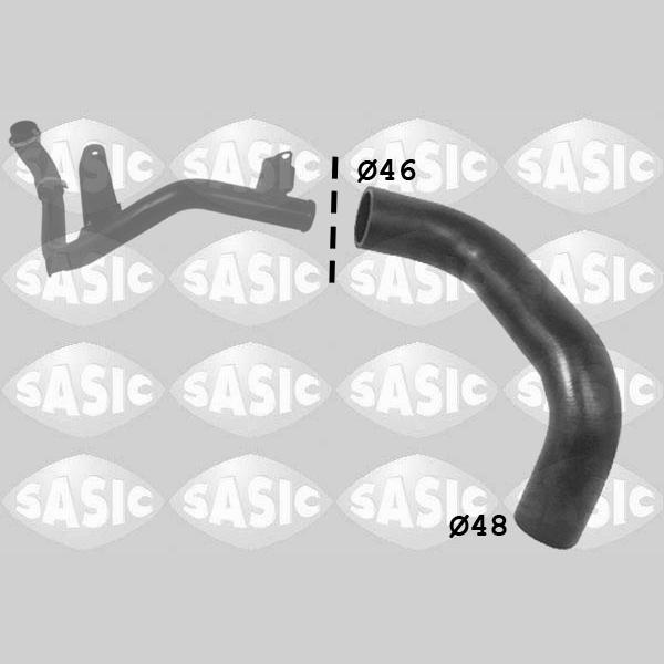 SASIC SAS3336012 Charge Air Hose