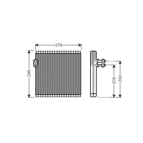 AVA COOLING TOV485AVA Air Conditioning Evaporator