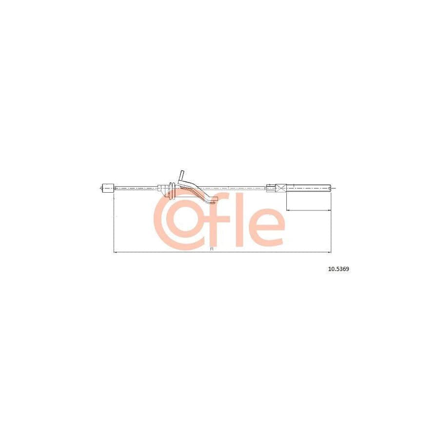 Cofle 92.10.5369 Hand Brake Cable
