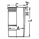 KOLBENSCHMIDT 89858110 Cylinder Liner