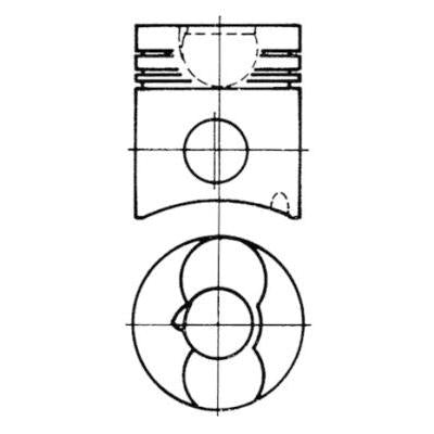 KOLBENSCHMIDT 93274600 Piston
