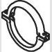 DINEX DIN80929 Exhaust System Clamping Piece