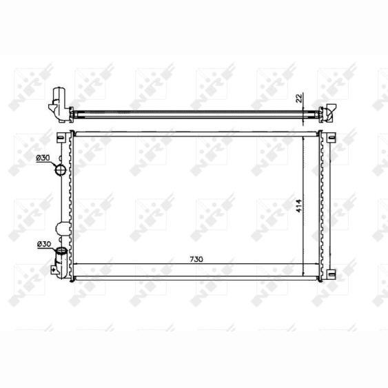 NRF NRF58321 Engine Radiator
