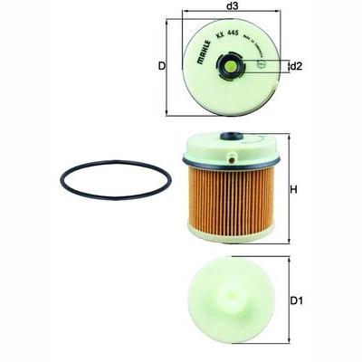 KNECHT KX445D Fuel Filter