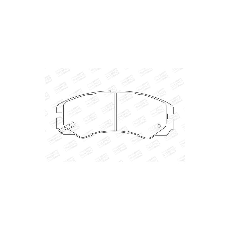 Champion 572348Ch Brake Pad Set