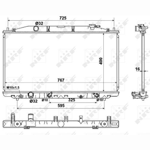 NRF NRF53971 Engine Radiator