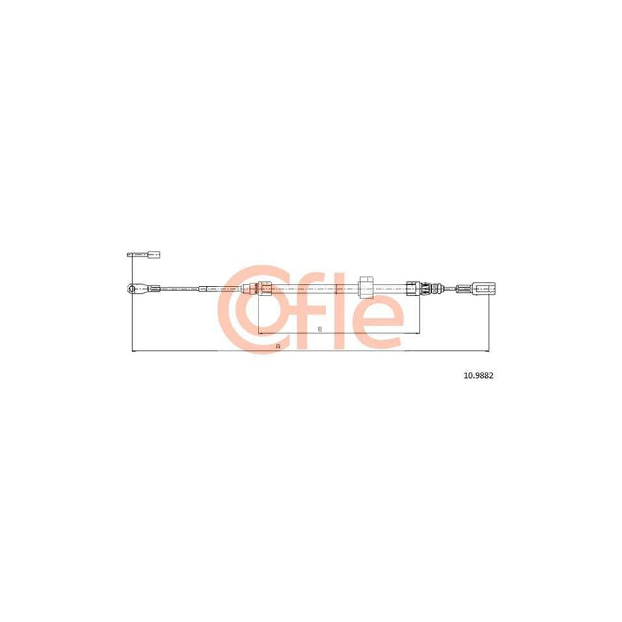 Cofle 92.10.9882 Hand Brake Cable