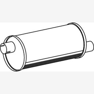 DINEX DIN21345 Centre/Rear Muffler