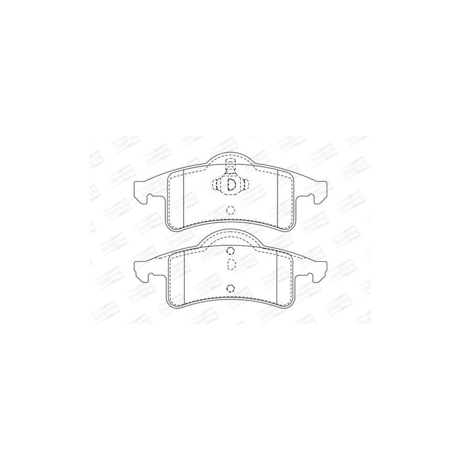 Champion 573374Ch Brake Pad Set