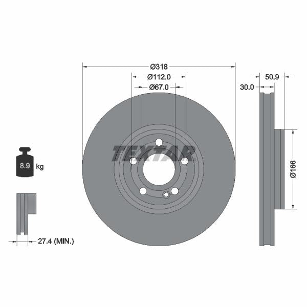 AUTOFREN SEINSA D7-279C Brake Caliper Guide Sleeve Kit