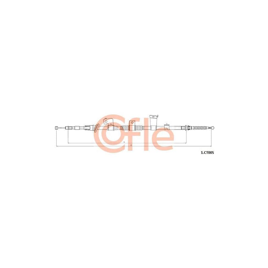 Cofle Bh.Hn005 Brake Hose for Honda Jazz