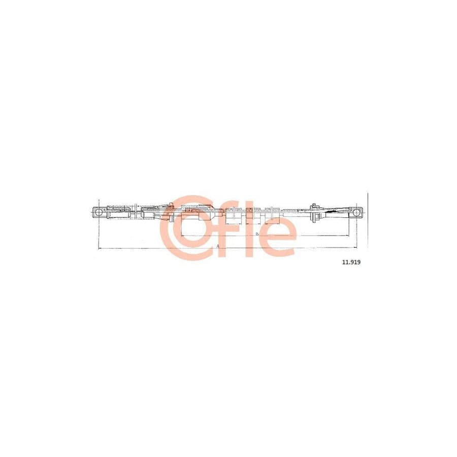 Cofle 92.11.919 Throttle Cable for Ford Transit