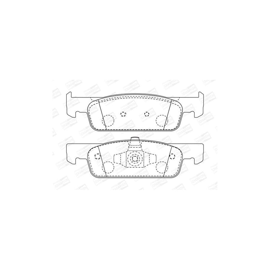 Champion 573422Ch Brake Pad Set