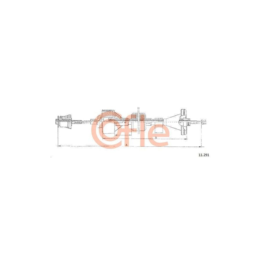 Cofle 11.291 Clutch Cable for Renault Espace I (J11)