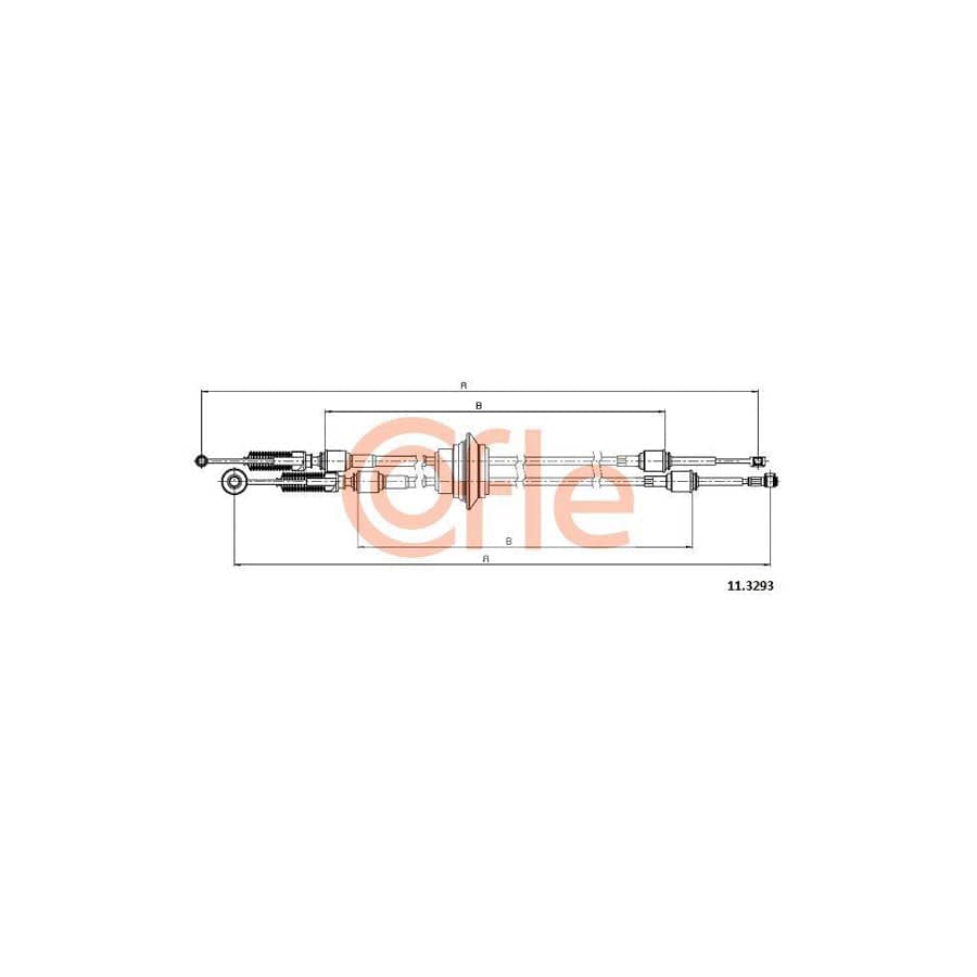 Cofle 11.3293 Cable, Manual Transmission