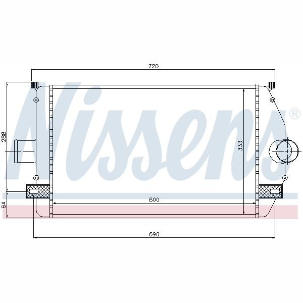 NISSENS NIS96866 Charge Air Cooler