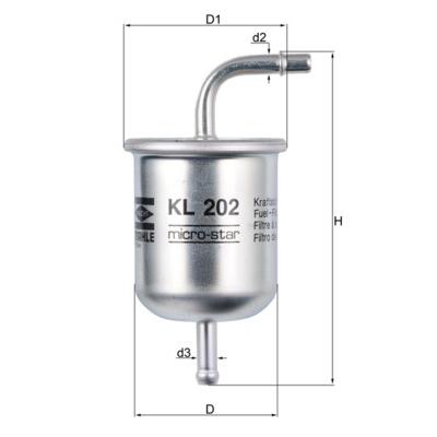 KNECHT KL202 Fuel Filter
