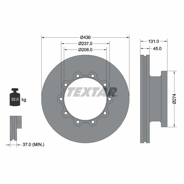 AUTOFREN SEINSA D7-311C Brake Caliper Guide Sleeve Kit