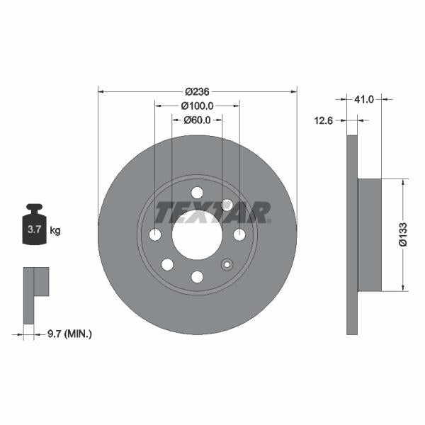 AUTOFREN SEINSA D7-265C Brake Caliper Guide Sleeve Kit