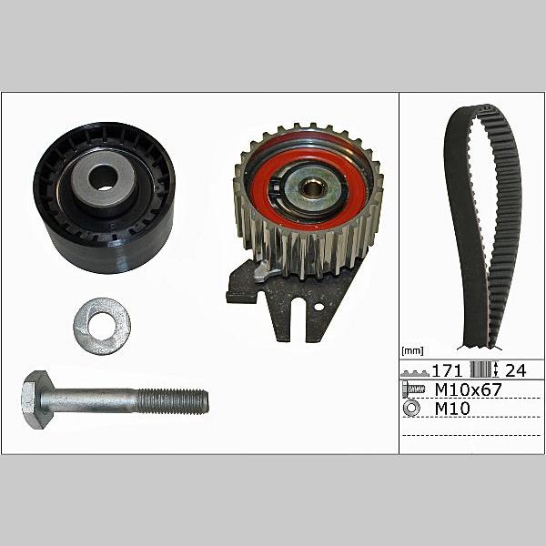 HEPU HEP20-1909 Timing Belt Set