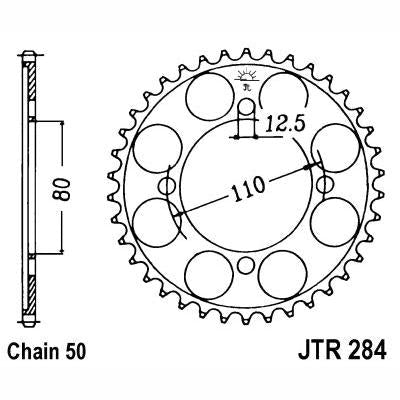 JT JTR284,37 Chain Sprocket