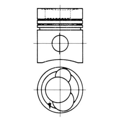 KOLBENSCHMIDT 93508600 Piston