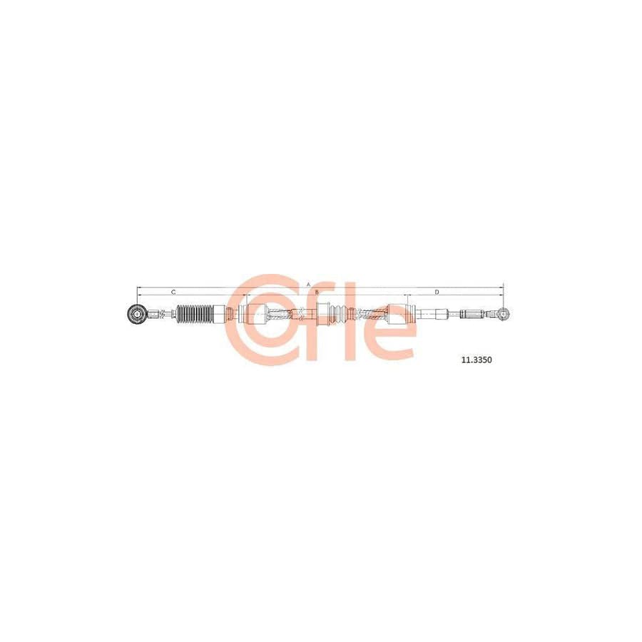 Cofle 92.11.3350 Cable, Manual Transmission