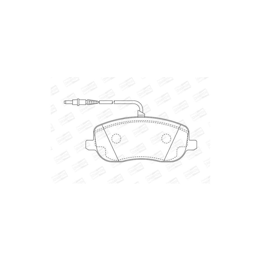 Champion 573096Ch Brake Pad Set