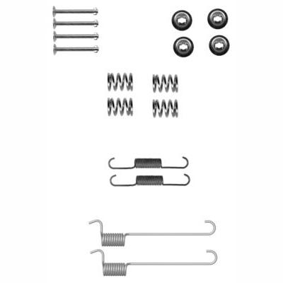 DELPHI LY1073 Brake Shoes Accessory Kit