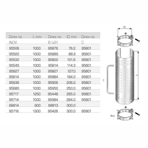 DINEX DIN95714 Heat Shield