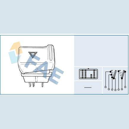 FAE FAE61110 Hazard Warning Light Switch