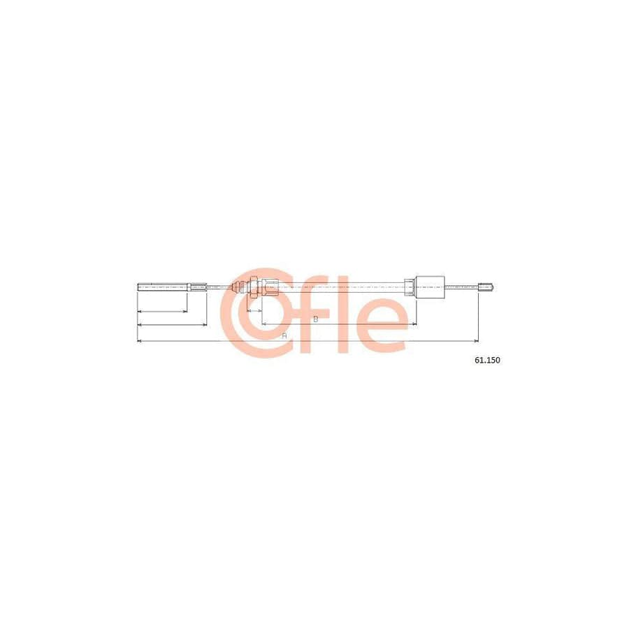 Cofle Bh.Fd028 Brake Hose for Ford Focus