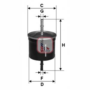SOFIMA S1624B Fuel Filter