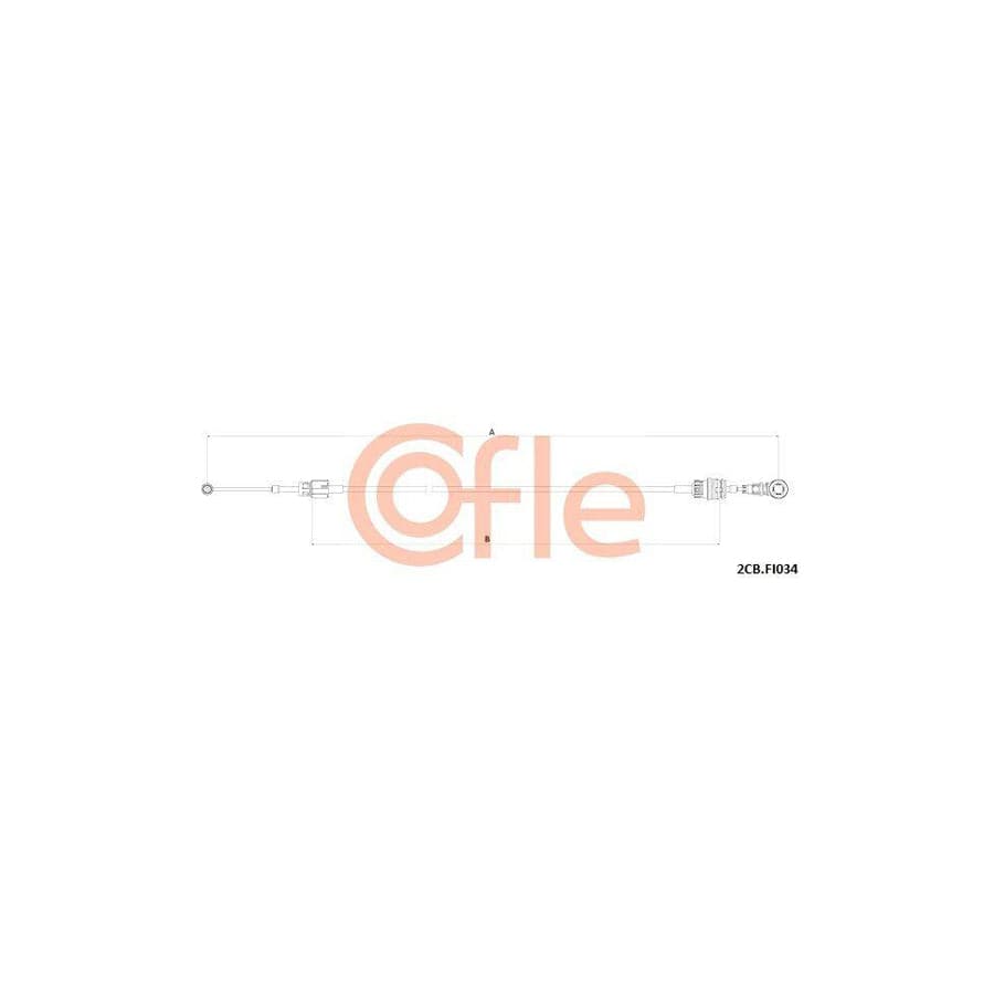 Cofle 2Cb.Fi034 Cable, Manual Transmission for Fiat Linea (323, 110)