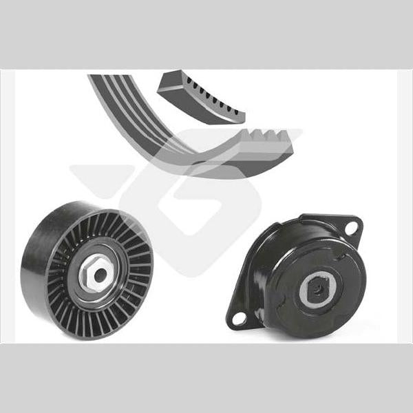 HUTCHINSON HUKHV187 V-Ribbed Belt Set