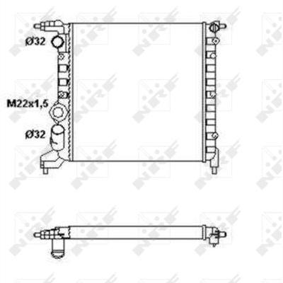 NRF NRF58783 Engine Radiator