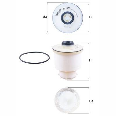 KNECHT KX573D Fuel Filter
