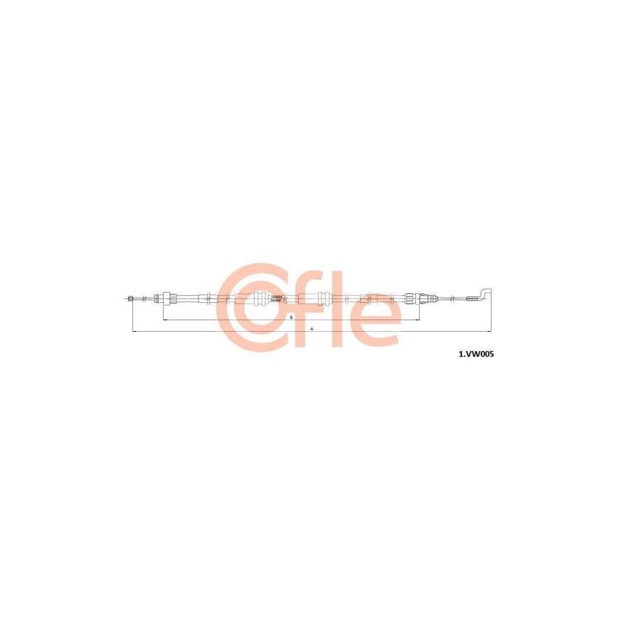 Cofle Bh.Pe023 Brake Hose