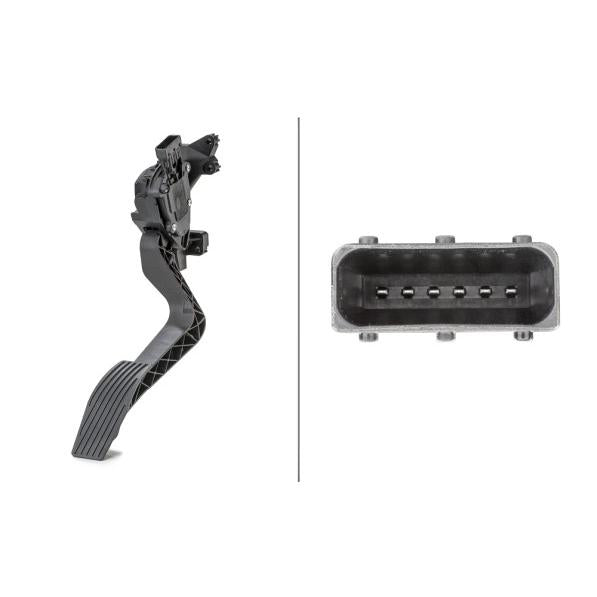 HELLA 175-711 Accelerator Pedal Position Sensor