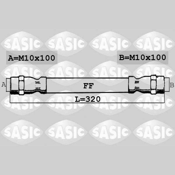 SASIC SAS6606180 Brake Hose