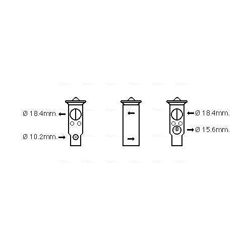AVA COOLING TO1710AVA Air Conditioning Expansion Valve