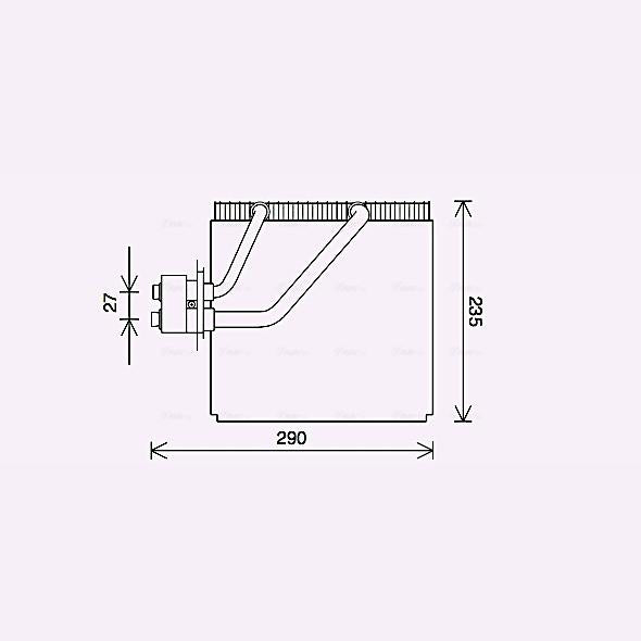 AVA COOLING HYV456AVA Air Conditioning Evaporator