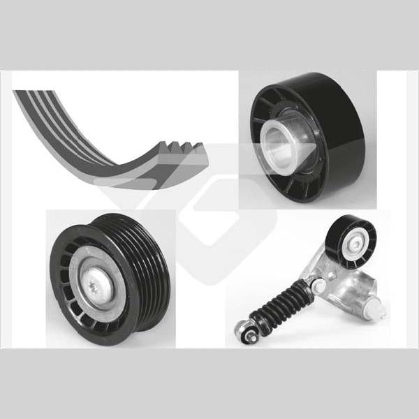 HUTCHINSON HUKHV178 V-Ribbed Belt Set