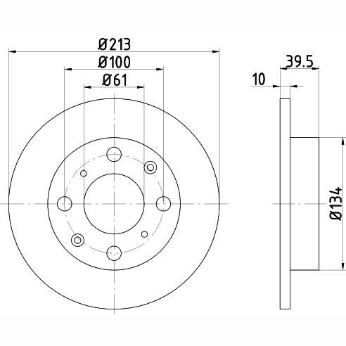 WABCO 4801049202 Brake Caliper Guide Bellow