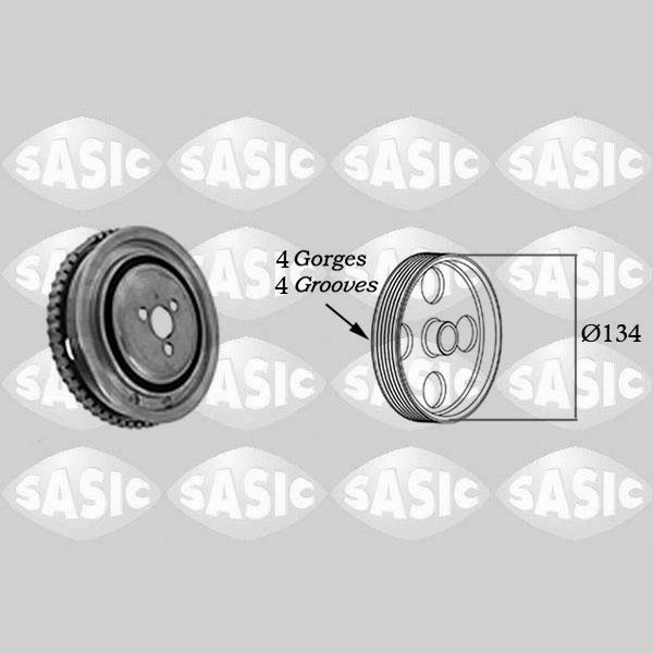 SASIC SAS2156050 Crankshaft Belt Pulley