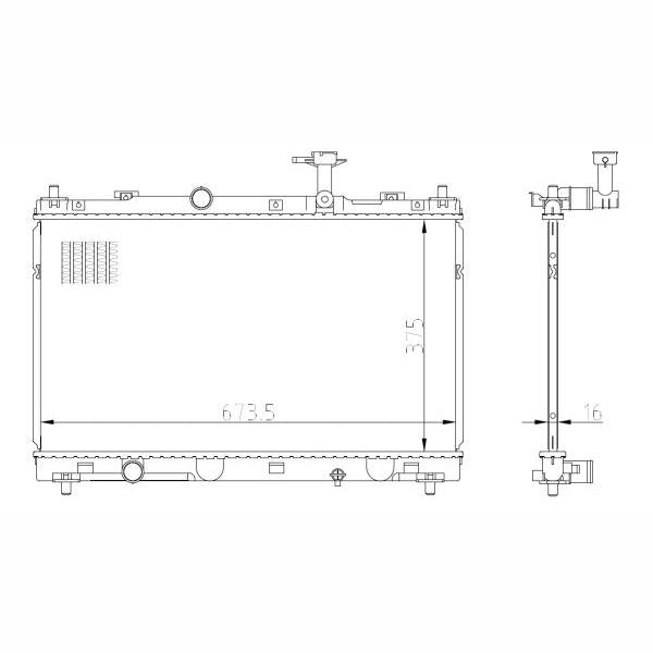 NRF NRF550031 Engine Radiator
